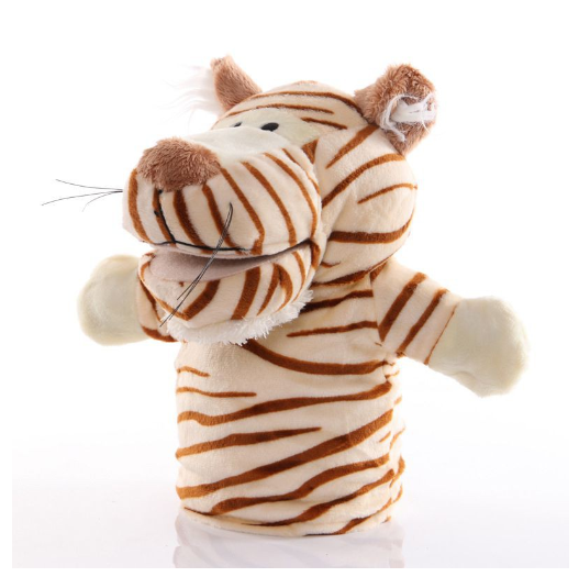 Animal Hand Puppet Cartoon Plush Toys Educational Pretend Telling Story Doll Kid Gifts D2