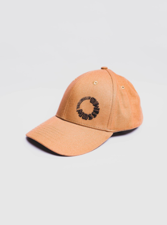 Mossimo Khaki Baseball Cap with Embossed Embroidery and Flat Embroidery