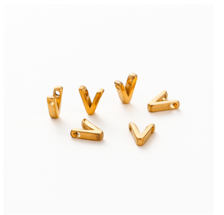 St.K unkka 316L Stainless Steel Initial Name Pendant Necklace Alphabet A-Z 26 Letter Fashion Necklace V