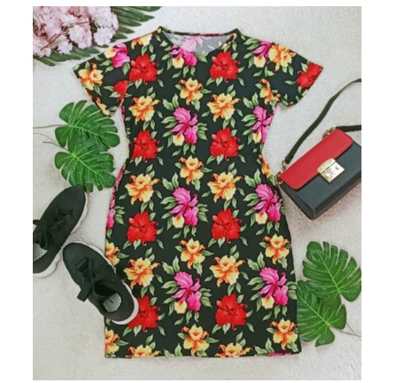 Maternity Taytay Supplier Maternity Dress (Floral) MD5