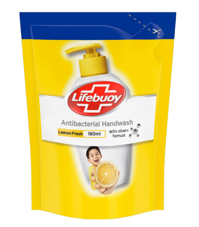 Lifebuoy Antibacterial Hand Wash Lemon Fresh 180ml Refill