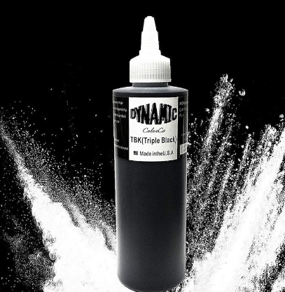 Dynamic Tattoo Ink Black Permanent Tattoo Ink 240ml Makeup Pigment Art Tattoo Supply (240ml)