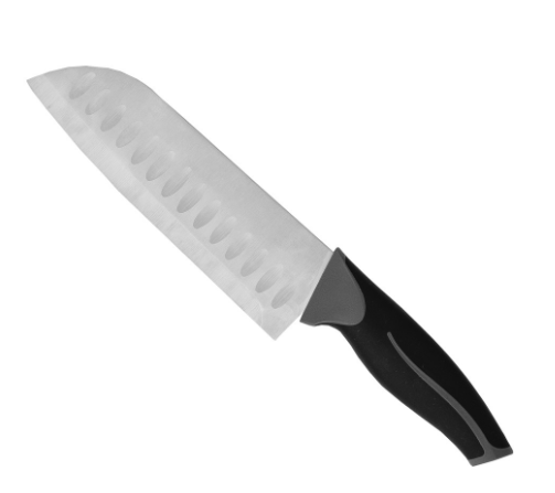 Chef's Classics Professional Stainless Steel Santoku Knife, 7in