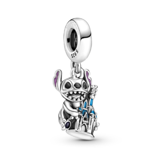 925 Silver Trinkets Balloon Charms Beads for Bracelet Pan Security Chain d036