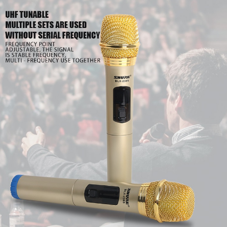 Shure Microphone BLX-Series Wireless Plug and Play Free Setup Karaoke Church Performance
