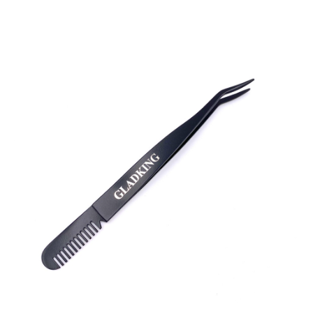 Gladking Black eyelash Applicator With Comb