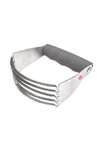 Slique Dough Blender, Pastry Cutter w/ Heavy Duty Stainless Steel Blades 12x11cm
