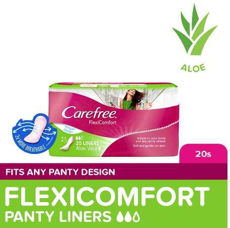 Carefree FlexiComfort Aloe Vera 20s