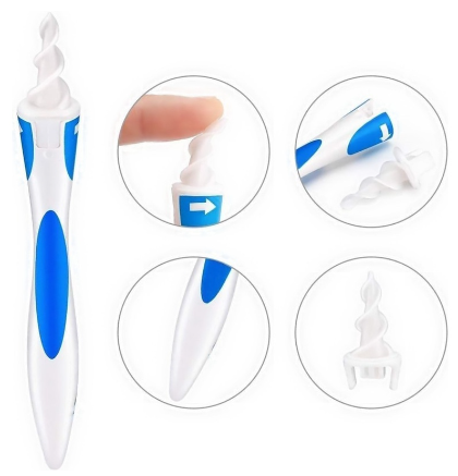 Ear Cleaner Ear Spoon Soft Spiral For Ears Cares Health Tools Cleaner Ear Wax Removal Tool (16 Pcs)