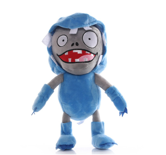 30CM Plants vs Zombies Plush Doll Peashooter SplitPea Clown Zombie Figures Soft Stuffed Toys Kids Halloween Gift Z3