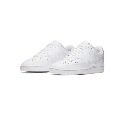 Nike Women's Court Vision Low Cushioned Skateboard Shoes, Recommend Ordering Half Size Down
