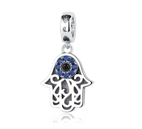 Bamoer 925 Silver Devil Eyes Dark Style Personality Fashion Charm Diy Bracelet Or Necklace Accessories Jewelry D17