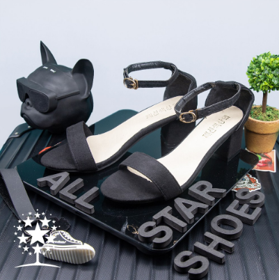 AllStarshoes Ladies Korean Style Sandals Block Heels 2.5'' (less one size)