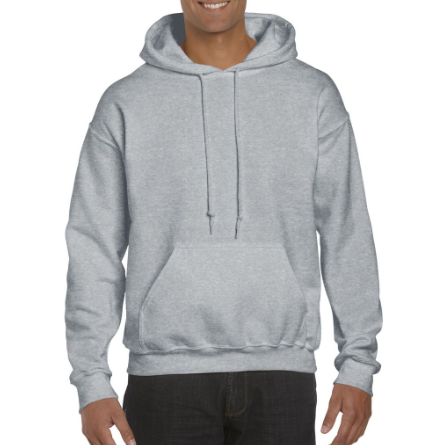 Heavy Blend Adult Hooded Sweatshirt (Sport Grey)