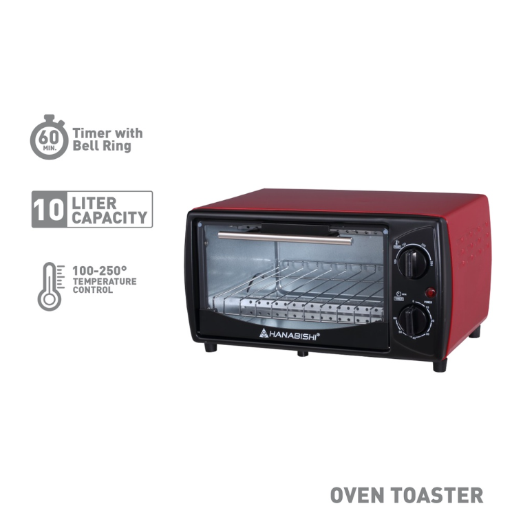 Hanabishi Oven Toaster 10L HEO10RED