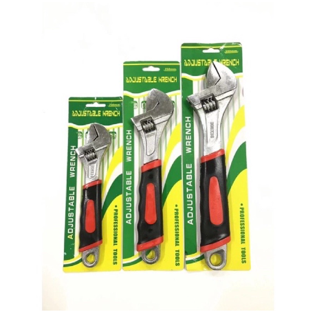 Ares COD Adjustable wrench Rubber Handle wrench 8inches-10inches-12inches