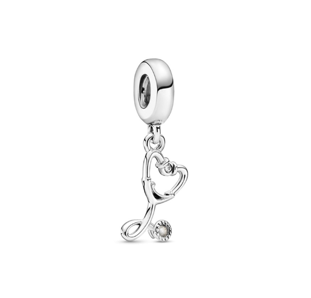 2023 New 925 Silver Pandora Charms Heart Love Family Bracelet Pendant Charm Jewelry S37