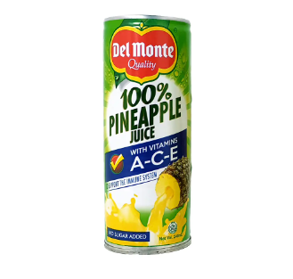 Del Monte 100% Pineapple Juice with Vitamins ACE 240ml