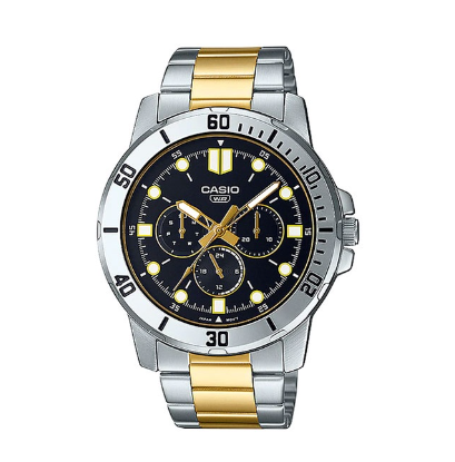 Casio  Gold Silver Stainless Steel