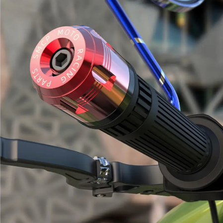 2pcs CNC Aluminum Alloy Handlebar, Anti-collision Shockproof Handlebar, Anti-slip Grip Bar, For Motorcycle, Dirt Bike. Etc, Multi-color