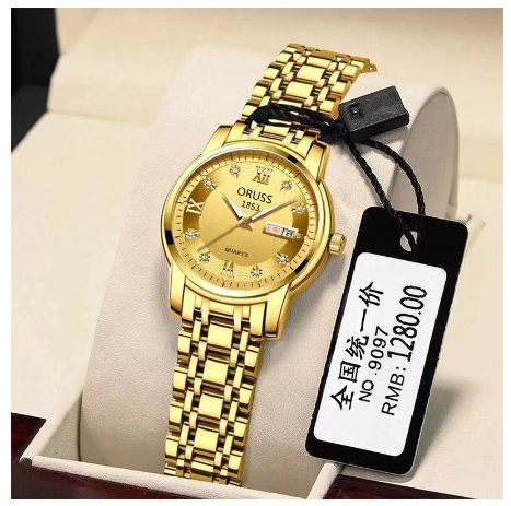 Binbond Original Luxury Ladies Watch Stainless Steel Waterproof Quartz Fashion Business Luxury Waterproof Ladies Watch F01