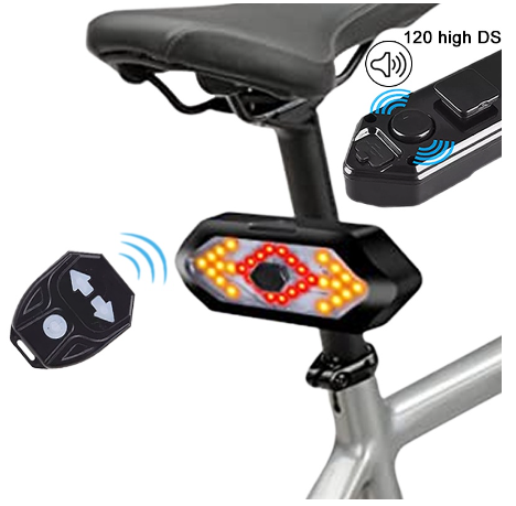 MTB Tail Light Turn Light Cycling Waterproof Safety Light USB Rechargeable Bike Parts Accessories