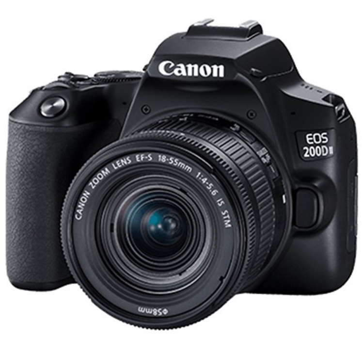 Canon EOS200DII Black 18-55 Kit DSLR+SD16gb