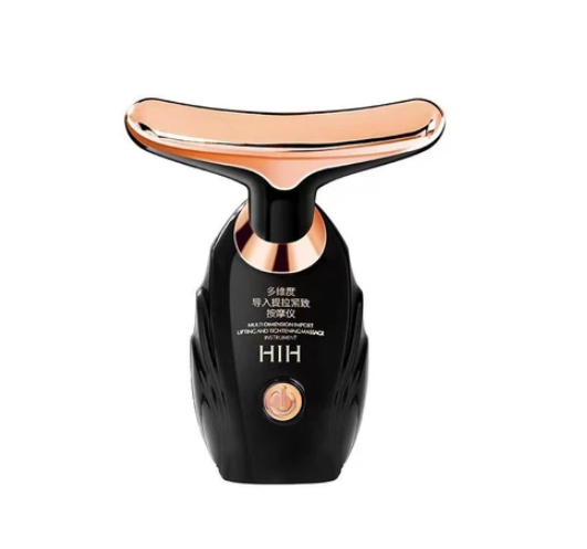 Ubeator Neck Face Massager Vibration LED Photon Therapy EMS Firming Lifting Wrinkle Removing Facial Beauty Device