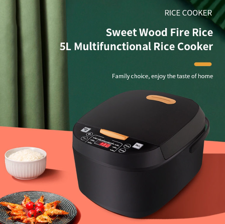 Electric Rice Cooker Intelligent Large Capacity  5L