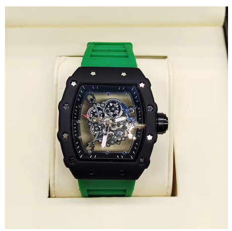 Original Luxury Fashion Luminous Waterproof Hollow Transparent Bottom Quartz Watch 3