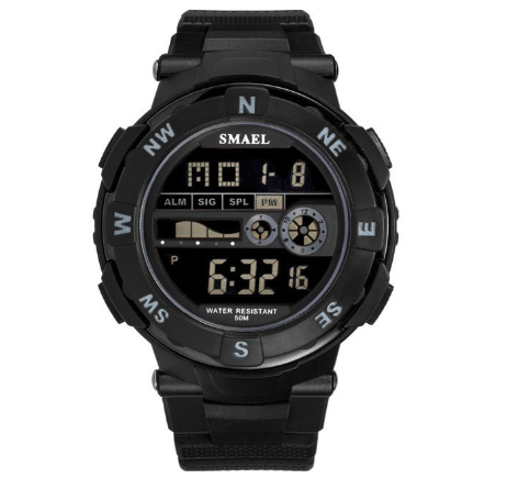 Smael 1361B Brand Men's Sports Watch Waterproof Digital LED Military Fashion Casual Electronics Wristwatch Clock M3