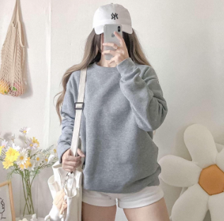Sweatshirt Plain - UNISEX Trendy