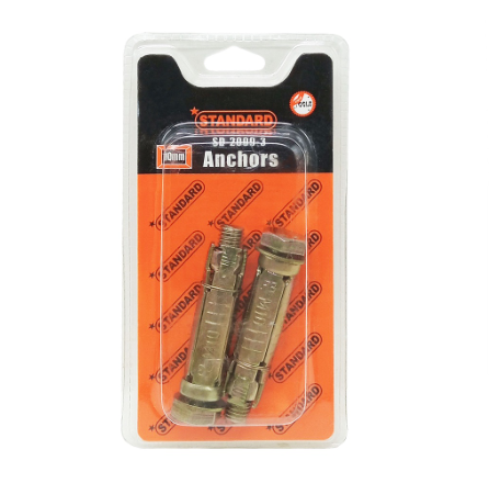 STANDARD 2pcs Anchors Bolt tools High Quality Hardware Tools (SD2009-1/3)