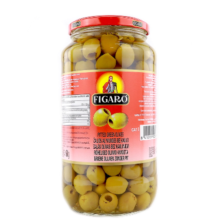 Figaro Pitted Green Olives 920g