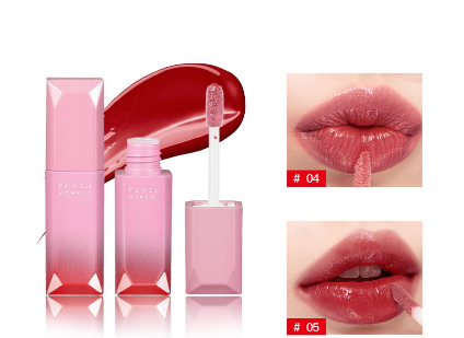 FLASHMOMENT 7 Colors Lip Gloss Mirror Surface Moisture Glass Light Lip Glaze Long-Lasting Moisture