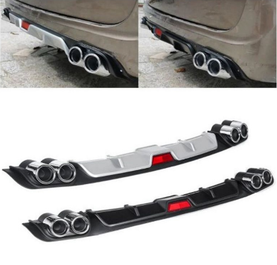 Rear Bumper Diffuser Universal Lip Anti Bump Scratch High Quality All Car Screw Type