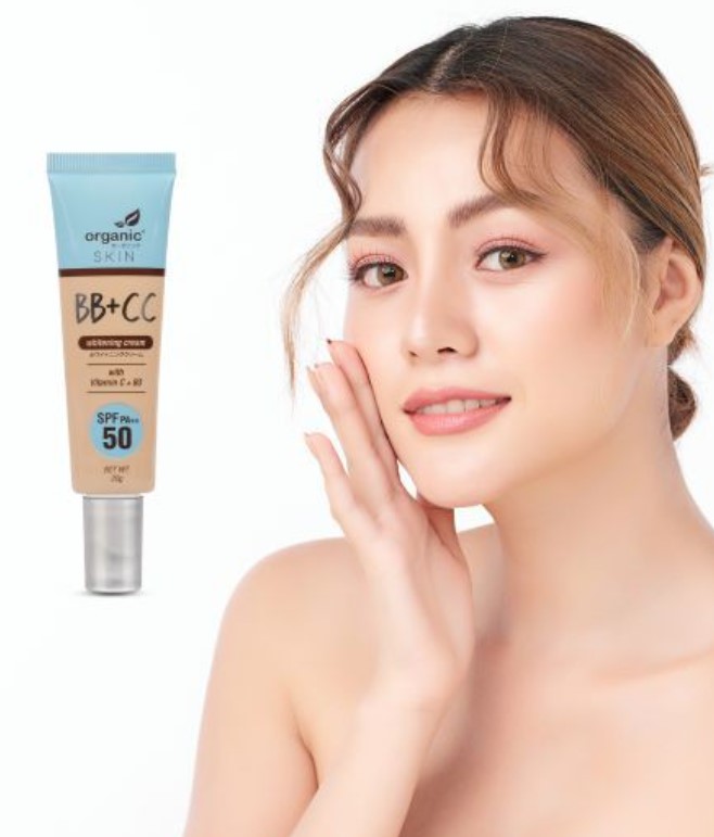 Buy 1 Take 1 Organic Skin Japan BBplusCC Whitening Cream with Vitamin C plus B3 plus SPF 50 PA