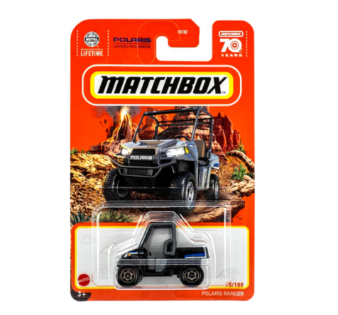 Matchbox 70th Anniversary Basic Die-Cast Vehicles - Polaris Ranger Collector Toy Car