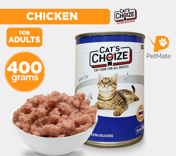 Cat's Choize Adult Cat Wet Food Can Chicken Pate 400g