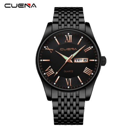 CUENA Men's Watches Fashion Casual sports Business Decorative Dial Quartz Water Resistant 6041 m1