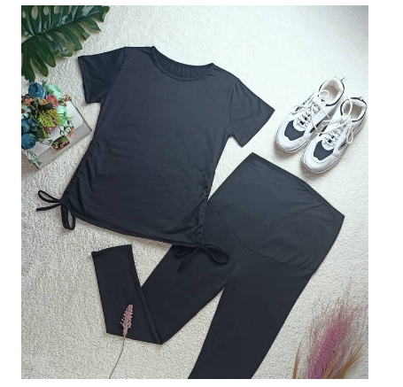 Maternity Leggings and Stringtop Terno Pregnancy Wear MD07