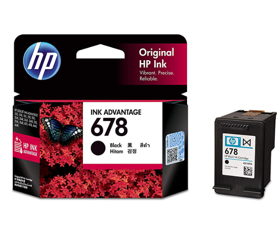 HP 678 Original Ink Advantage Cartridge | Compatible HP Printer: 2645,4645,1515,2515,2545,3545,4515