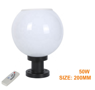 Solar lights outdoor waterproof solar outdoor pillar garden Light waterproof column head post lamp