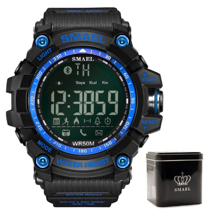 SMAEL 1617B Men's Sports Watch Top Luxury Brand Military 50M Waterproof Watch Multifunctional Luminous Clock LED Digital Watch 005