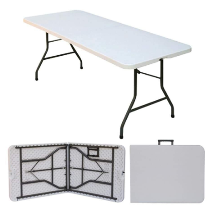 Fold in Half Multipurpose Foldable Outdoor Table Portable Folding Commercial Table