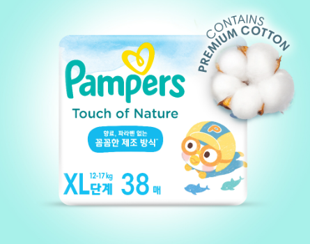 Pampers Touch of Nature Pants Diaper XL 38s x 1 pack (38 pcs)