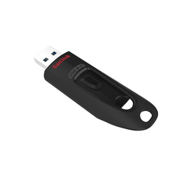 SanDisk 16GB Ultra USB 3.0 Flash Drive CZ48 USB3.0 Black Stylish Sleek Design Storage Device