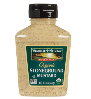Westbrae Natural Organic Stoneground Mustard 226g