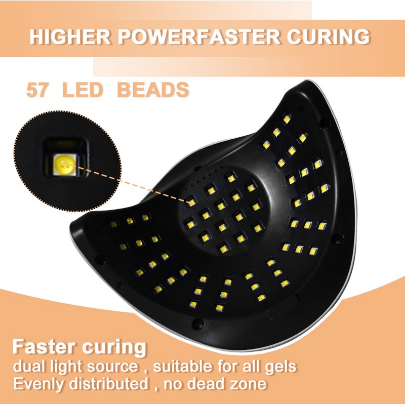 SUN X7 MAX-180w UV Nail Phototherapy Lamp LED nail light Quick dryer cure gel polish nail machine