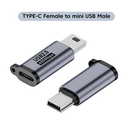 Micro USB To USB C Fast Charging Adapter 480Mbps Mini USB To USBC Converter Type C To Lightning Connector For iphone Android